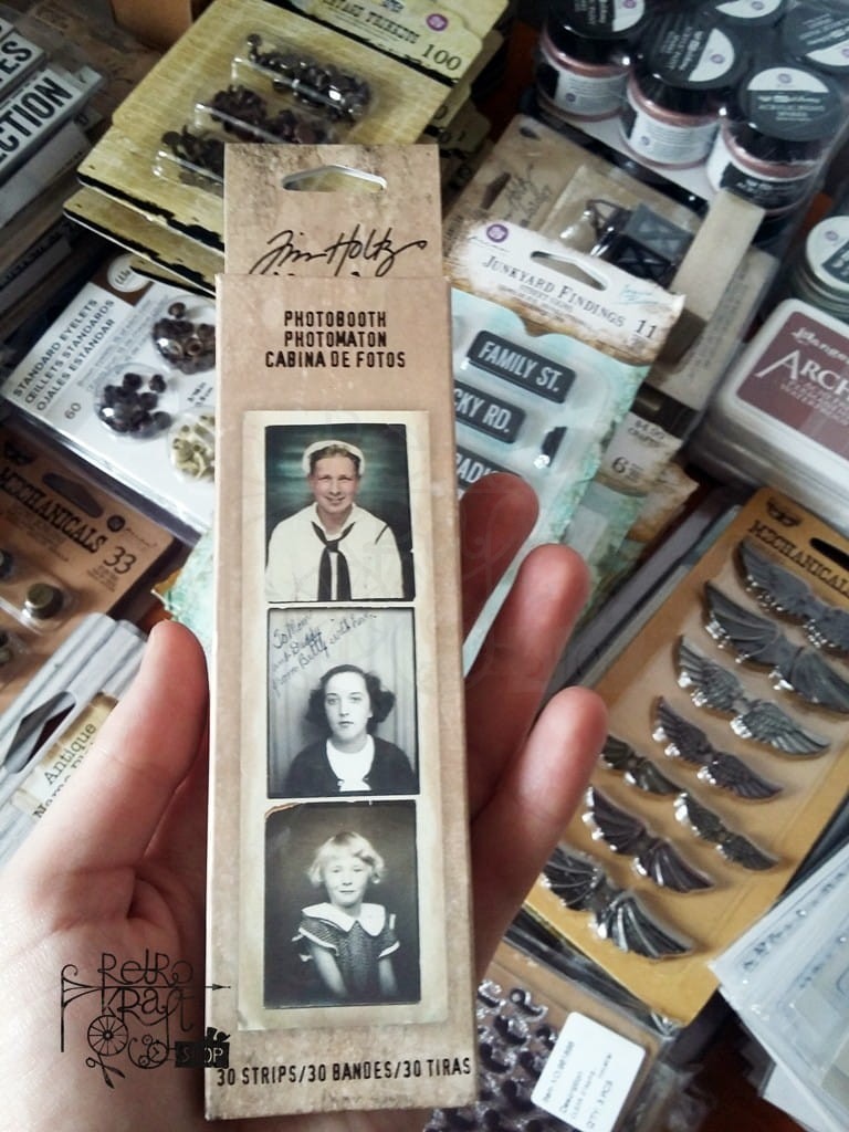 Portrety Idea-Ology Photobooth Vintage Photo Strips 40szt TH93799 Tim ...