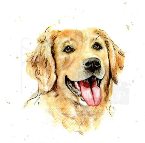 Serwetka 33 x 33 - Pies