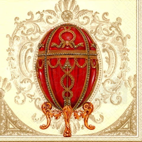 Serwetka 33 x 33 - Jajko Fabergé