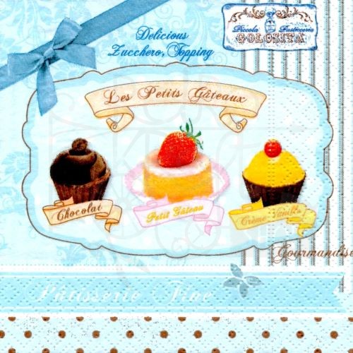 Serwetka 25 x 25 - Muffinki