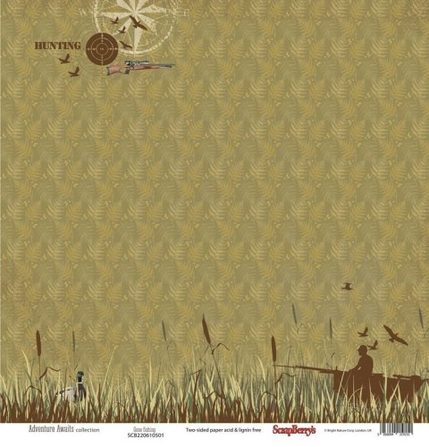 Papier 30x30 Scrapberry's Adventure Awaits Gone fishing