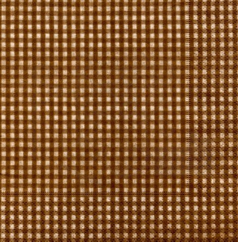 Serwetka 33x33 - Brązowa kratka