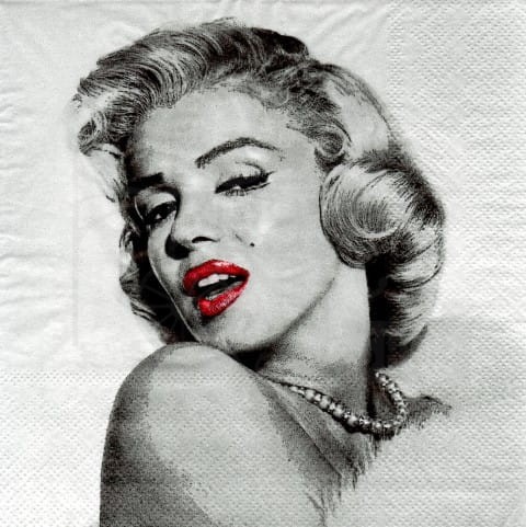 Serwetka 33 x 33 - Marylin Monroe
