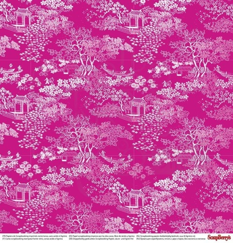 Papier 30x30 Scrapberry's Japanese Dreams Pretty Petals