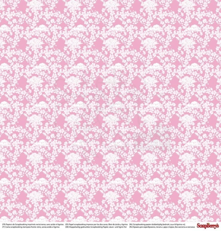 Papier 30x30 Scrapberry's Japanese Dreams Cherry Blossoms