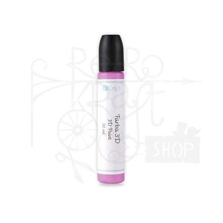 Farba 3d, 30 ml - pink