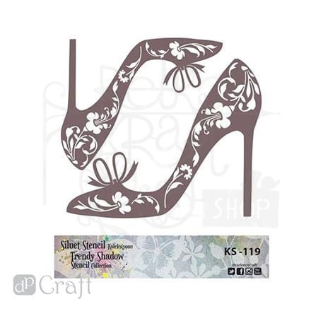 Szablon maska Trendy Shadow 25 cm, Szpilki