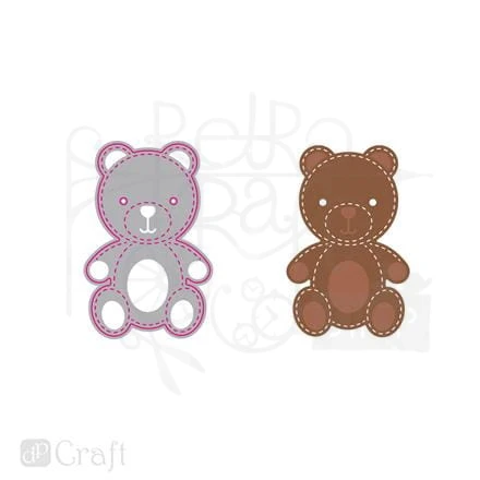 Wykrojnik - miś 4,1 cm x 6,2 cm
