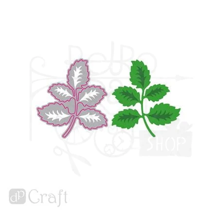 Wykrojnik - liść 5,0 cm x 5,6 cm