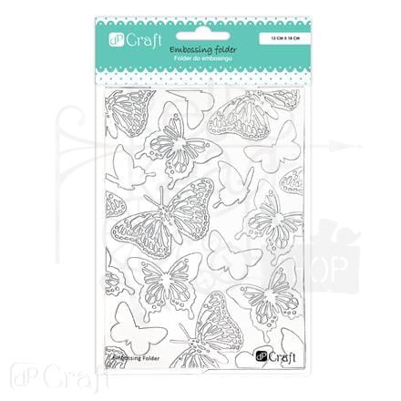 Folder do embossingu 2d - Motyle 13 cm x 18 cm