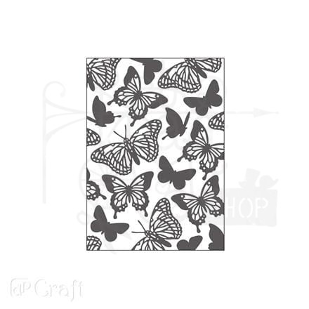 Folder do embossingu 2d - Motyle 13 cm x 18 cm