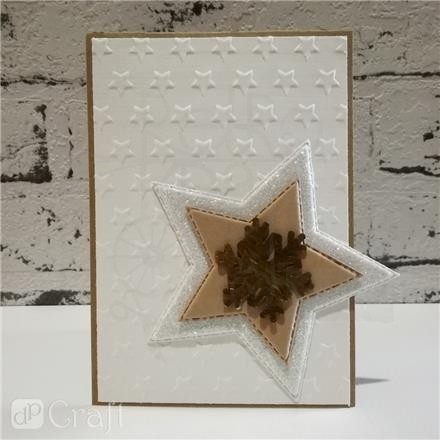 Folder do embossingu 2d - Gwiazdki 13 cm x 18 cm