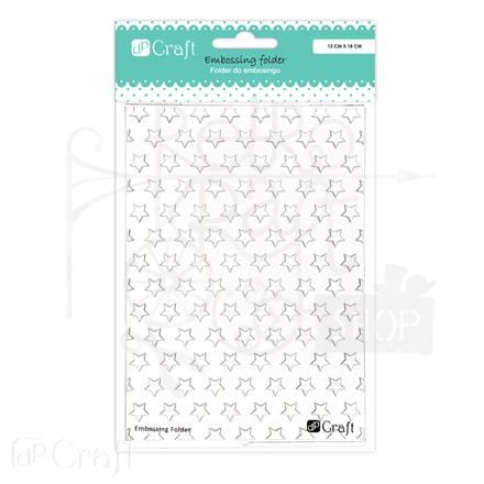 Folder do embossingu 2d - Gwiazdki 13 cm x 18 cm