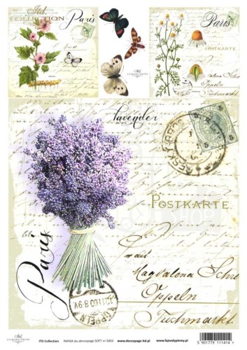 Papier decoupage SOFT ITD S0003