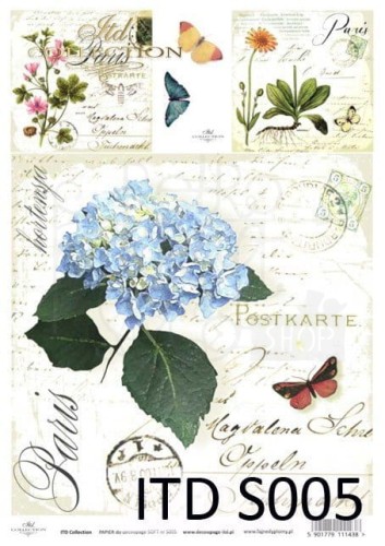 Papier decoupage SOFT ITD S0005