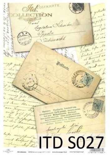 Papier decoupage SOFT ITD S0027