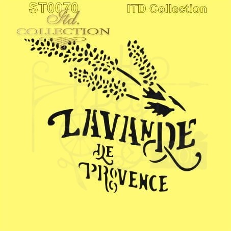 Szablon A5 ITD Lavende de Provence, lawenda