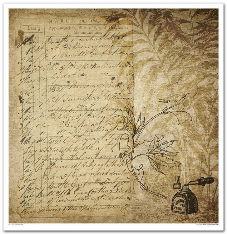 Zestaw do scrapbookingu SLS-027 'Old Journal'