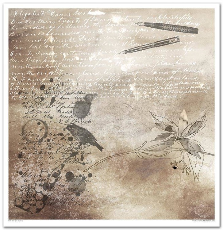 Zestaw do scrapbookingu SLS-027 'Old Journal'