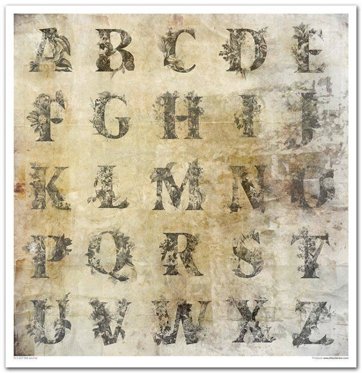 Zestaw do scrapbookingu SLS-027 'Old Journal'