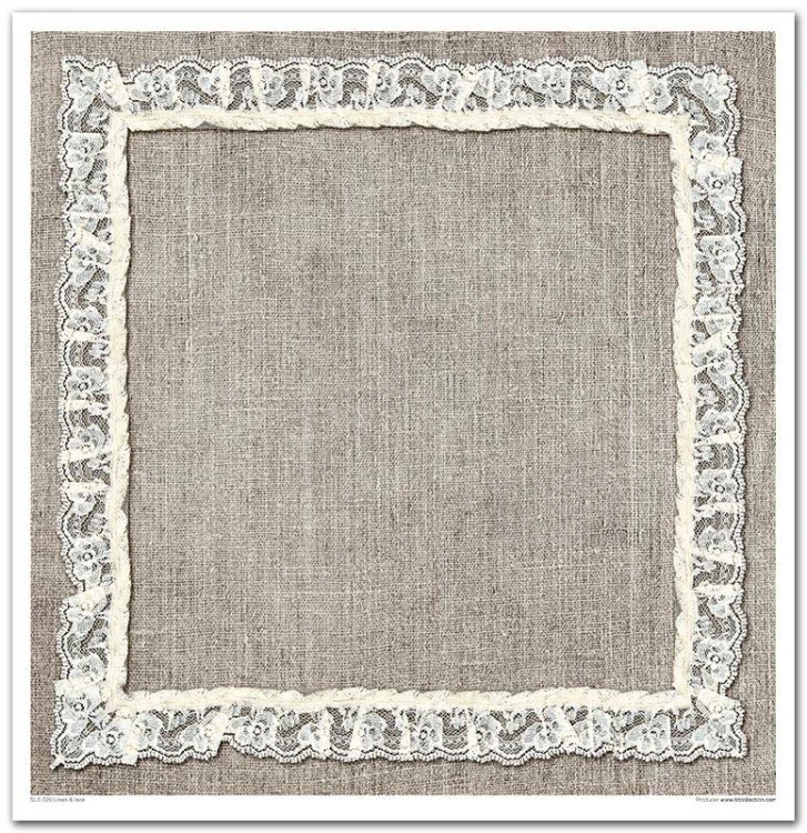 Zestaw do scrapbookingu SLS-026 "Linen &amp; Lace"