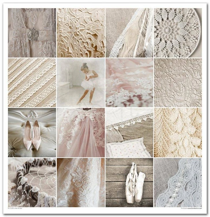Zestaw do scrapbookingu SLS-026 "Linen &amp; Lace"