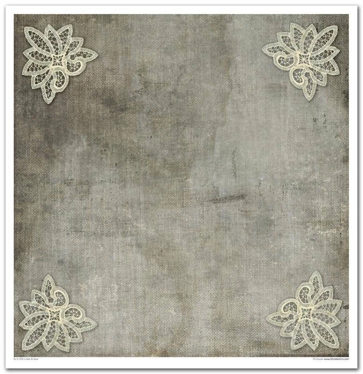 Zestaw do scrapbookingu SLS-026 "Linen &amp; Lace"