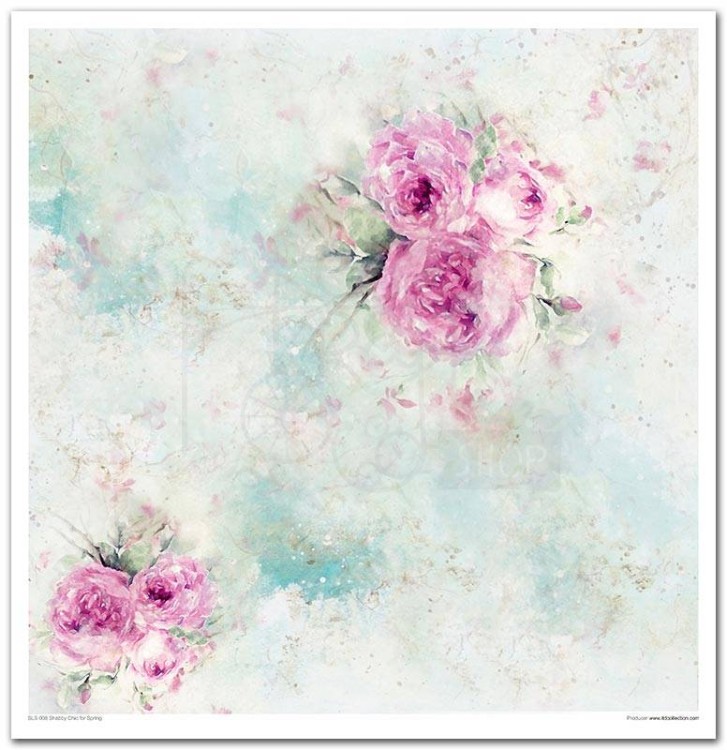 Zestaw do scrapbookingu SLS-008 'Shabby Chic for spring'
