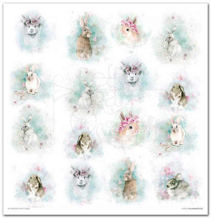 Zestaw do scrapbookingu SLS-008 'Shabby Chic for spring'
