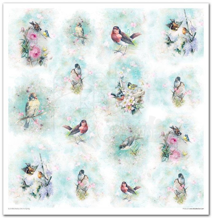 Zestaw do scrapbookingu SLS-008 'Shabby Chic for spring'