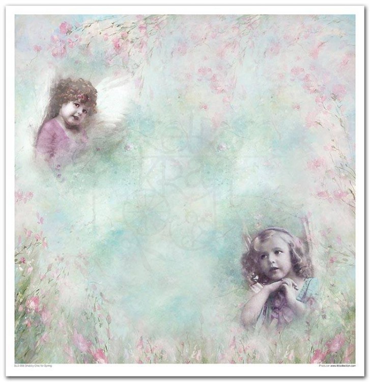 Zestaw do scrapbookingu SLS-008 'Shabby Chic for spring'