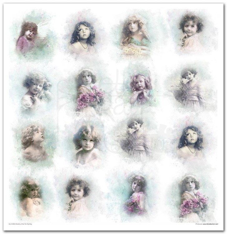 Zestaw do scrapbookingu SLS-008 'Shabby Chic for spring'