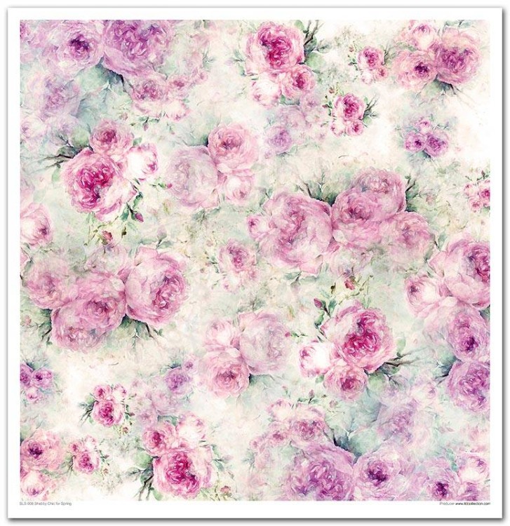 Zestaw do scrapbookingu SLS-008 'Shabby Chic for spring'