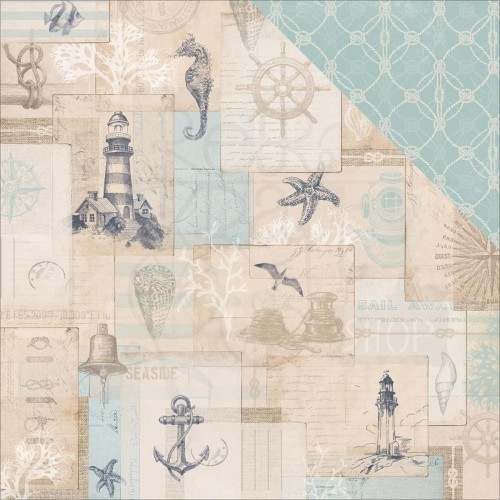 Papier 30x30 Kaisercraft High Tide Ahoy