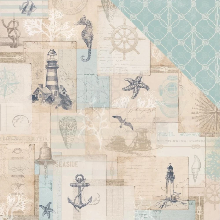 Papier 30x30 Kaisercraft High Tide Ahoy