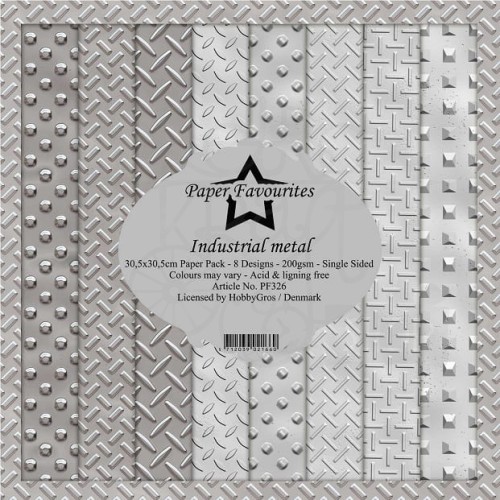 Papiery Dixi 30x30cm Industrial Metal