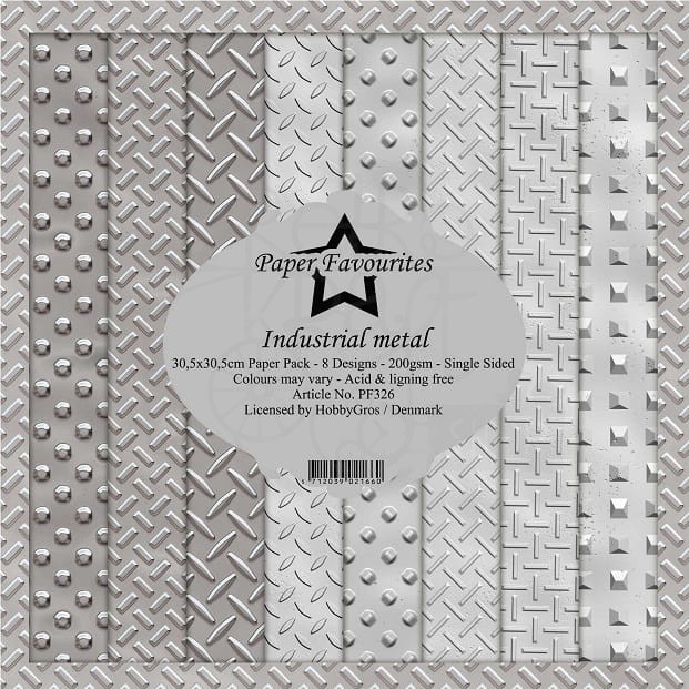 Papiery Dixi 30x30cm Industrial Metal