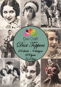 Papiery Toppers Dixi 7x10cm 0001