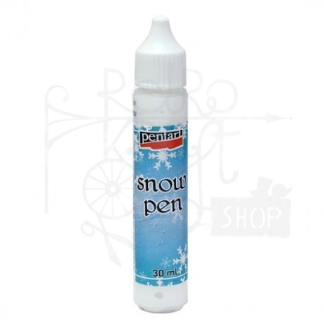 Pasta śnieg 30 ml pisak Pentart