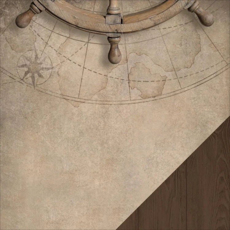 Papier 30x30 Kaisercraft High Tide Captain's Wheel