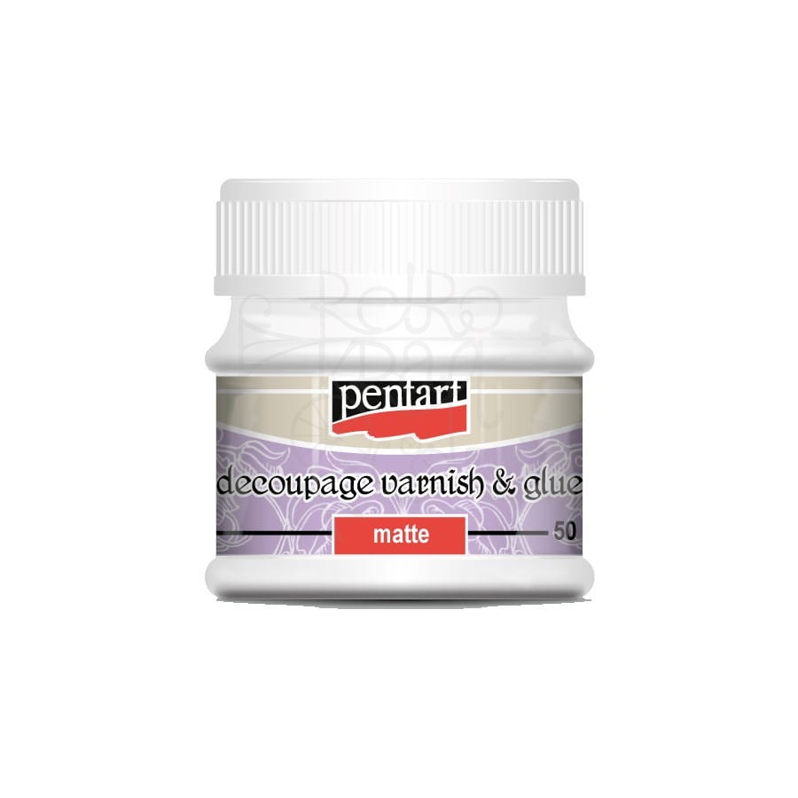 Klej z lakierem, matowy 50ml Pentart