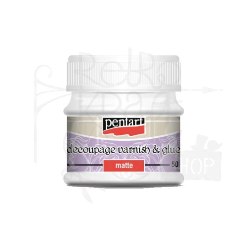 Klej z lakierem, matowy 50ml Pentart
