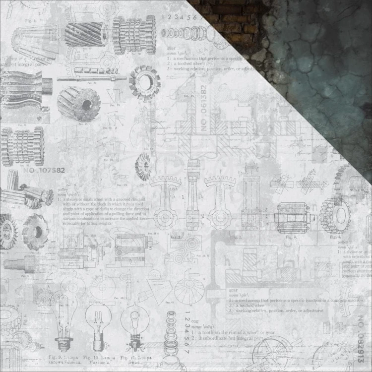 Papier 30x30 Kaisercraft Factory 42 Plans