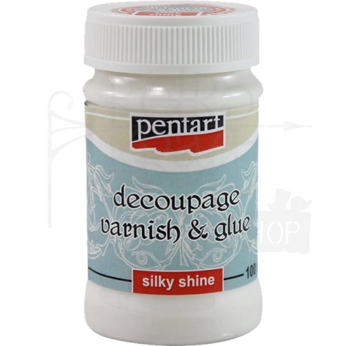 Klej z lakierem, satynowy 100ml Pentart