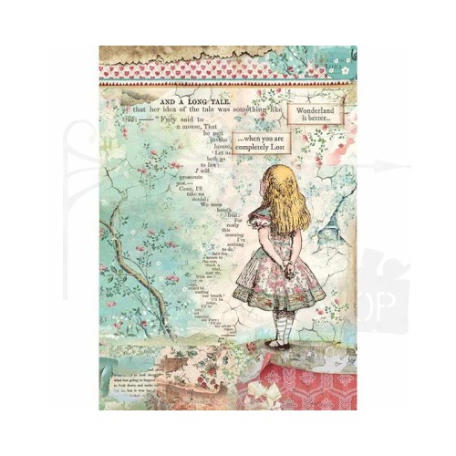 Papier ryżowy Alice Stamperia
