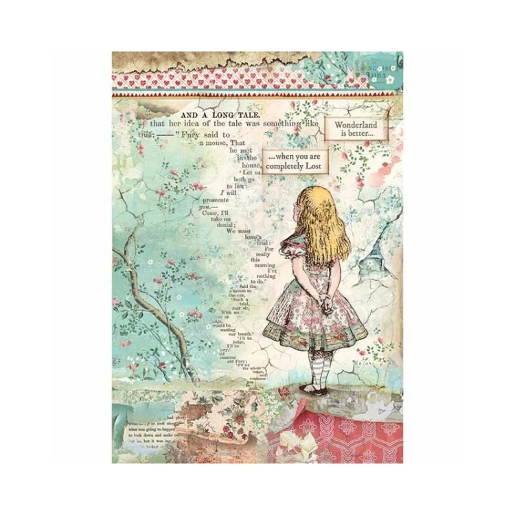 Papier ryżowy Alice Stamperia