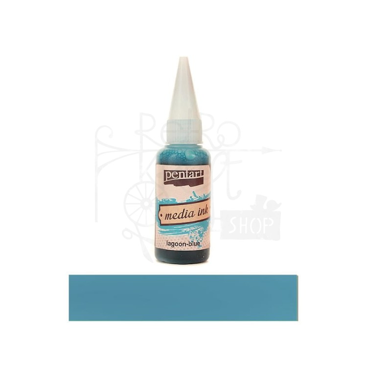 Tusz media ink 20 ml laguna Pentart