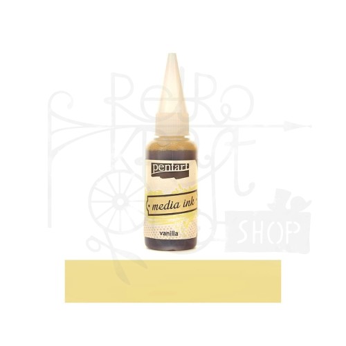 Tusz media ink 20 ml wanilia Pentart