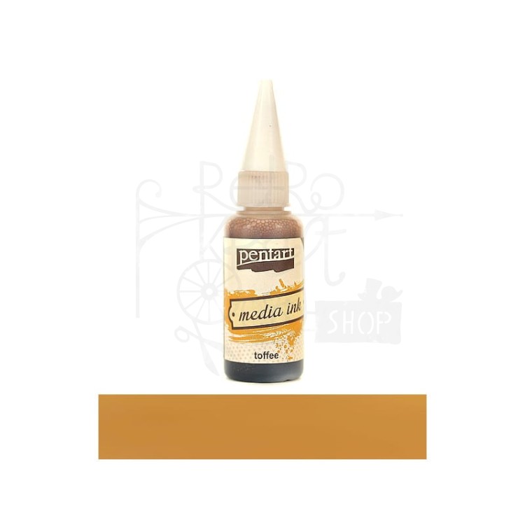 Tusz media ink 20 ml toffi Pentart