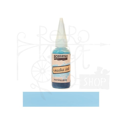 Tusz media ink 20 ml błękit poranka Pentart